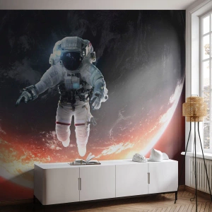 Öntapadós Fotótapéta Deluxe Sticker - Maradhatok még egy kicsit? - Űrhajós, Világegyetem, Űrhajós - 500x350 cm