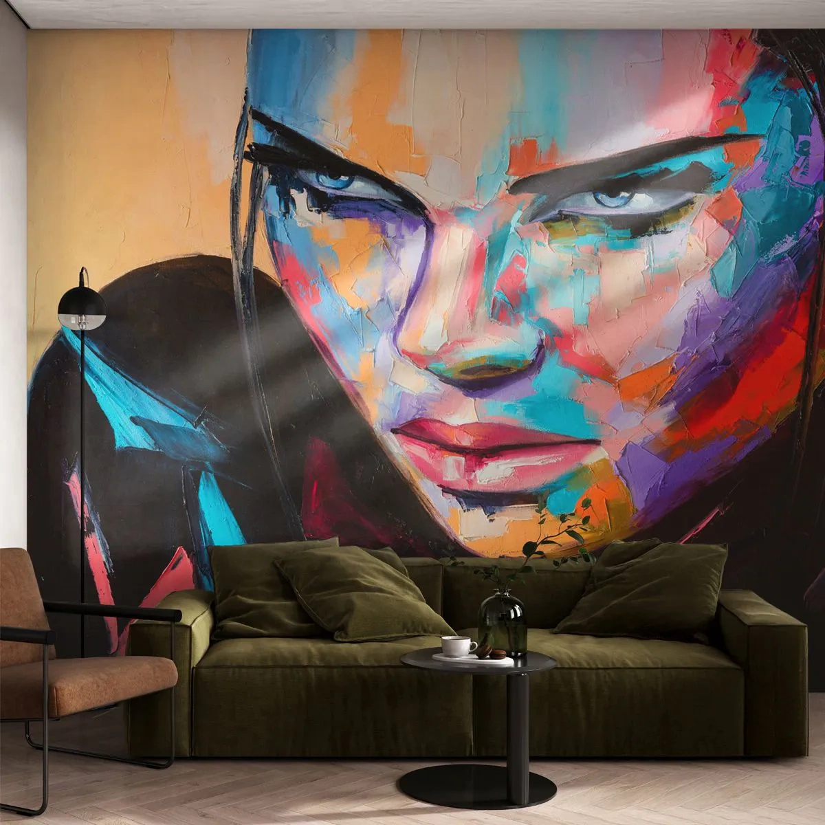 Fotótapéta Premium Canvas - Szívében vad - Nő, Egy nő portréja, Lány - 250x175 cm