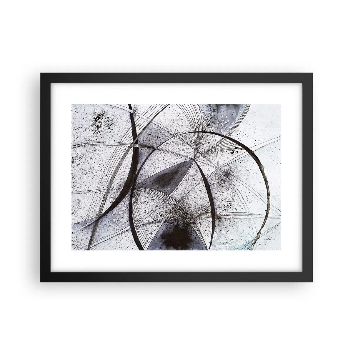 Poszter fehér keretben - Futurisztikus fantázia - 40x30 cm