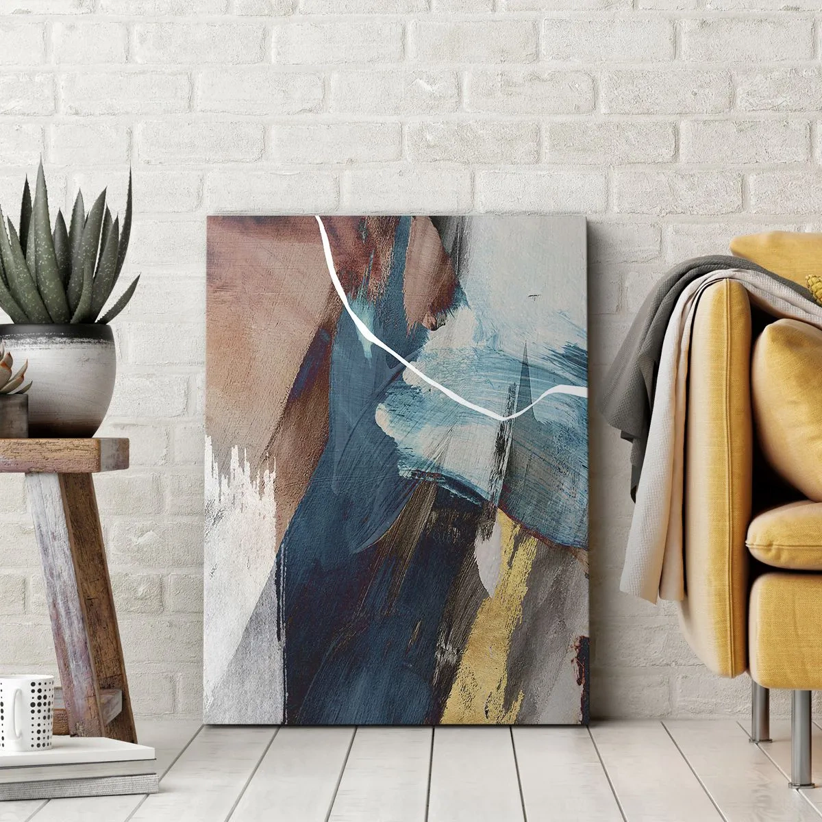 Vászonkép - Lelkesedéssel és energiával - 55x100 cm