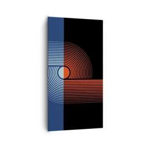 Vászonkép - Geometrikus ölelésben - 65x120 cm