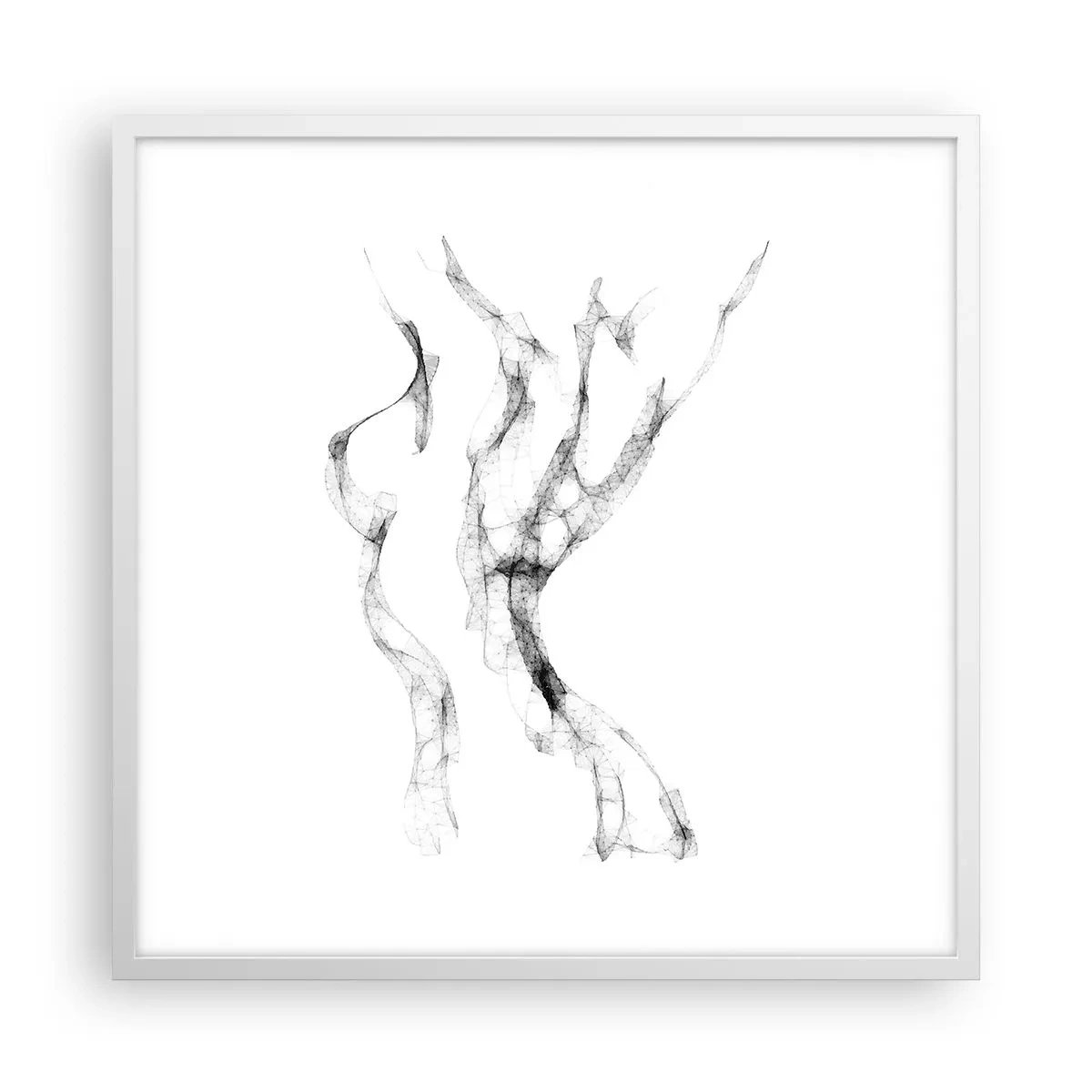 Poszter fekete keretben - Gyönyörű és erős - 60x60 cm