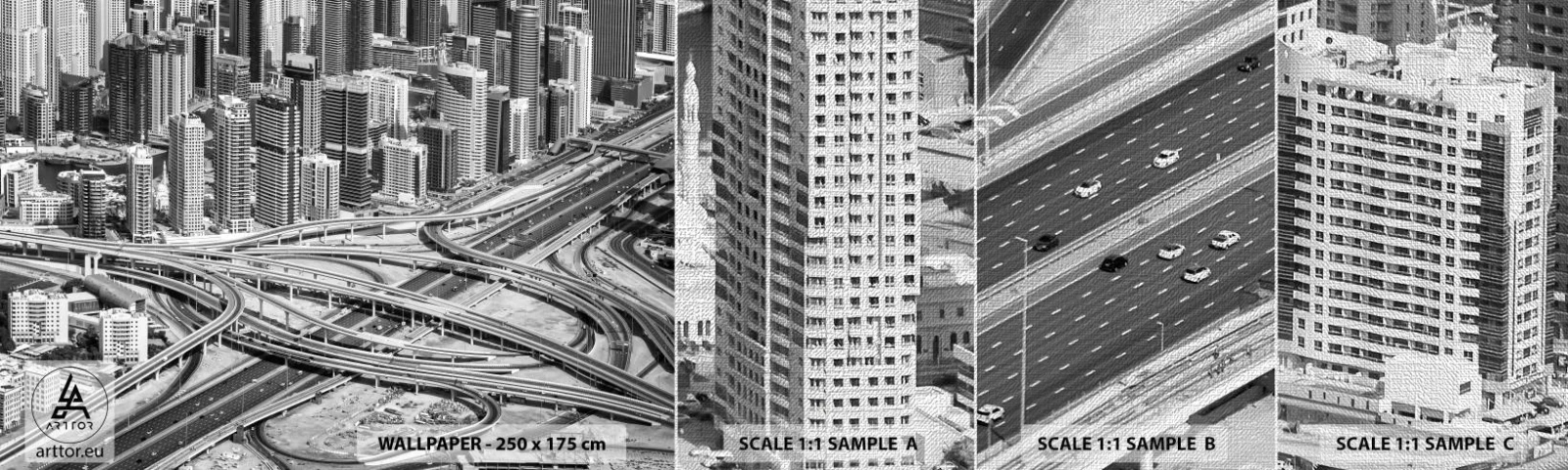 Fotótapéta Minta Premium Canvas - Dubai – a lehetetlen város - Város, Építészet, Világváros - 100x30 cm