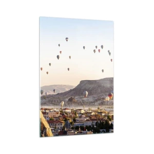 Üveg kép - Mint a hajók az égen - 70x100 cm