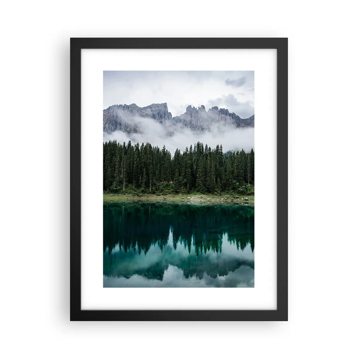 Poszter fehér keretben - Csitt, csit, ne zavard fel az állóvizet... - 30x40 cm