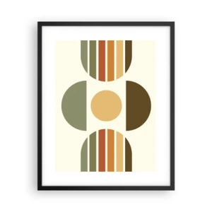 Poszter fehér keretben - A Föld színeiben - 40x50 cm