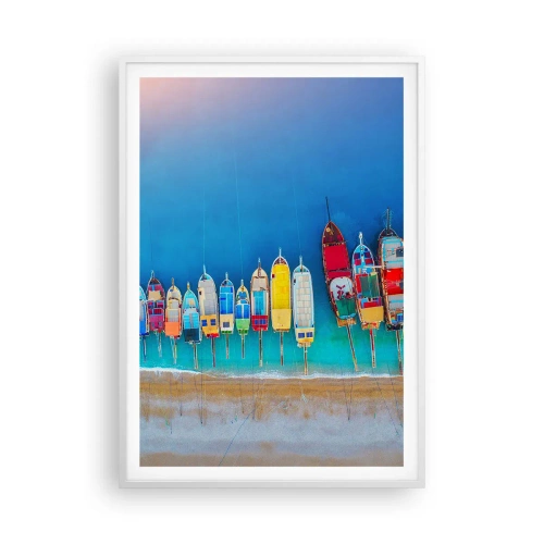 Poszter fekete keretben - Madártávlatból - 70x100 cm