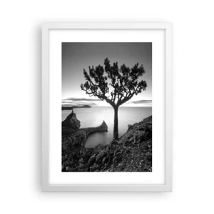 Poszter fekete keretben - Béke a horizontig - 30x40 cm