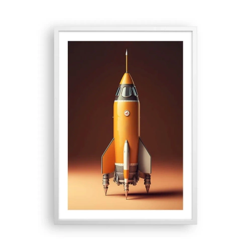 Poszter fekete keretben - Egy álommal kezdődik - 50x70 cm