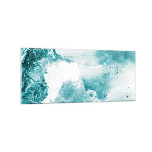 Üveg kép - Kék holtágai - 120x50 cm