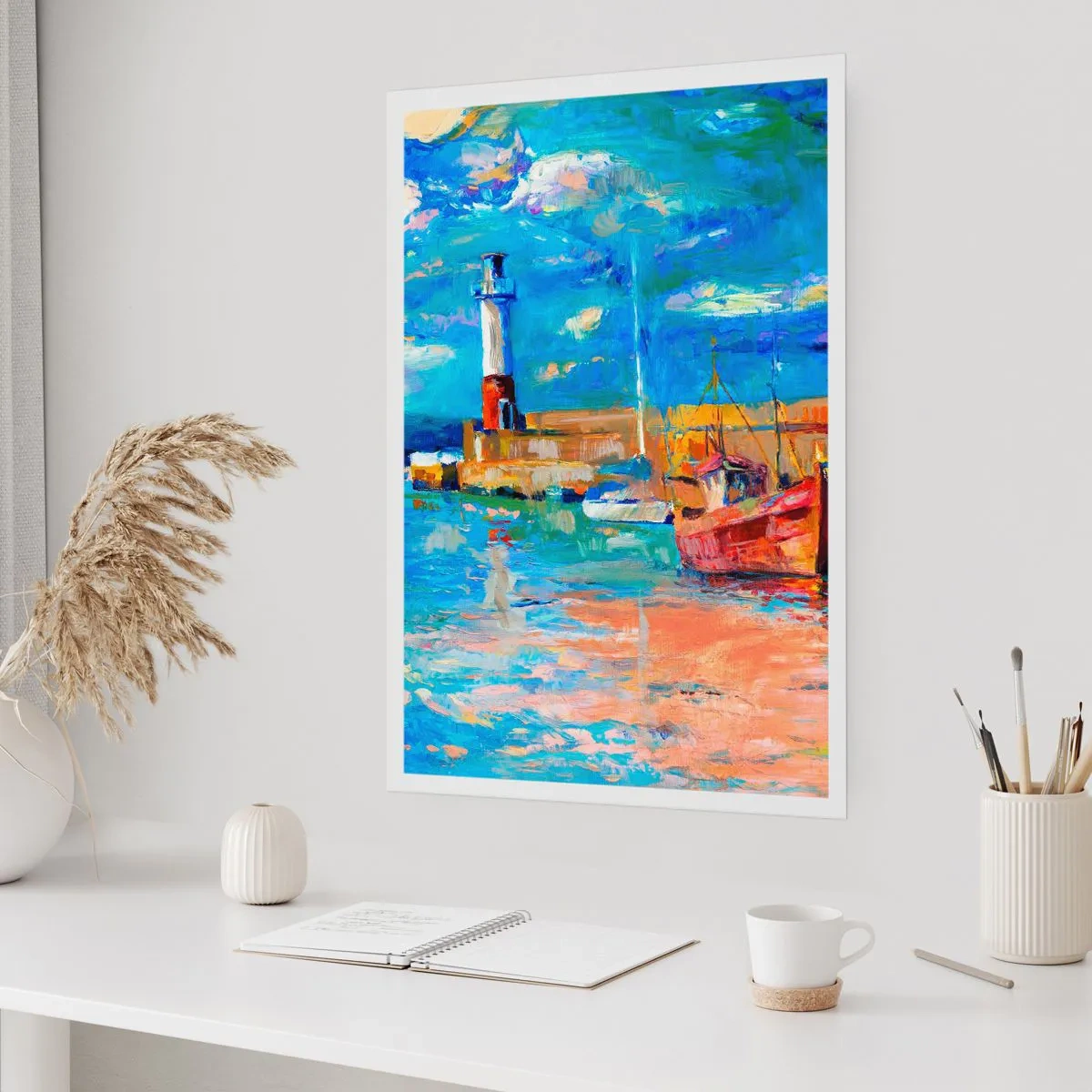 Poszter - Egy délután a szivárványos öbölben - 30x40 cm