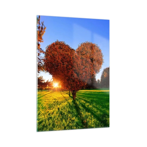 Üveg kép - És hogyan ne szeressük az őszt - 50x70 cm