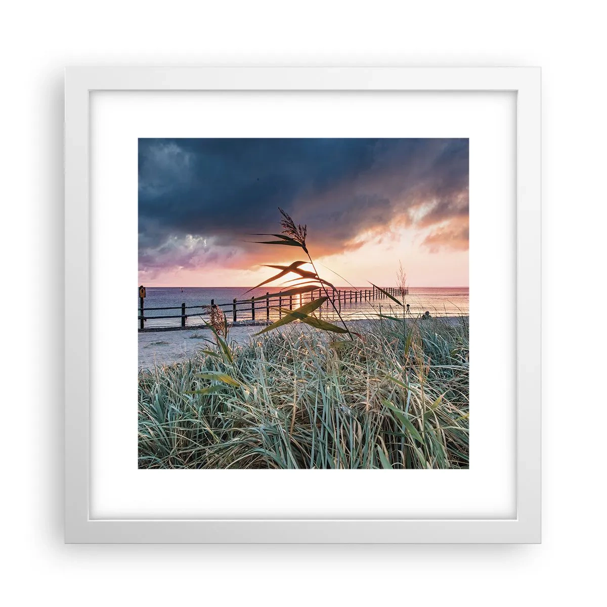 Poszter fekete keretben - Nem múlik el a széllel - 30x30 cm