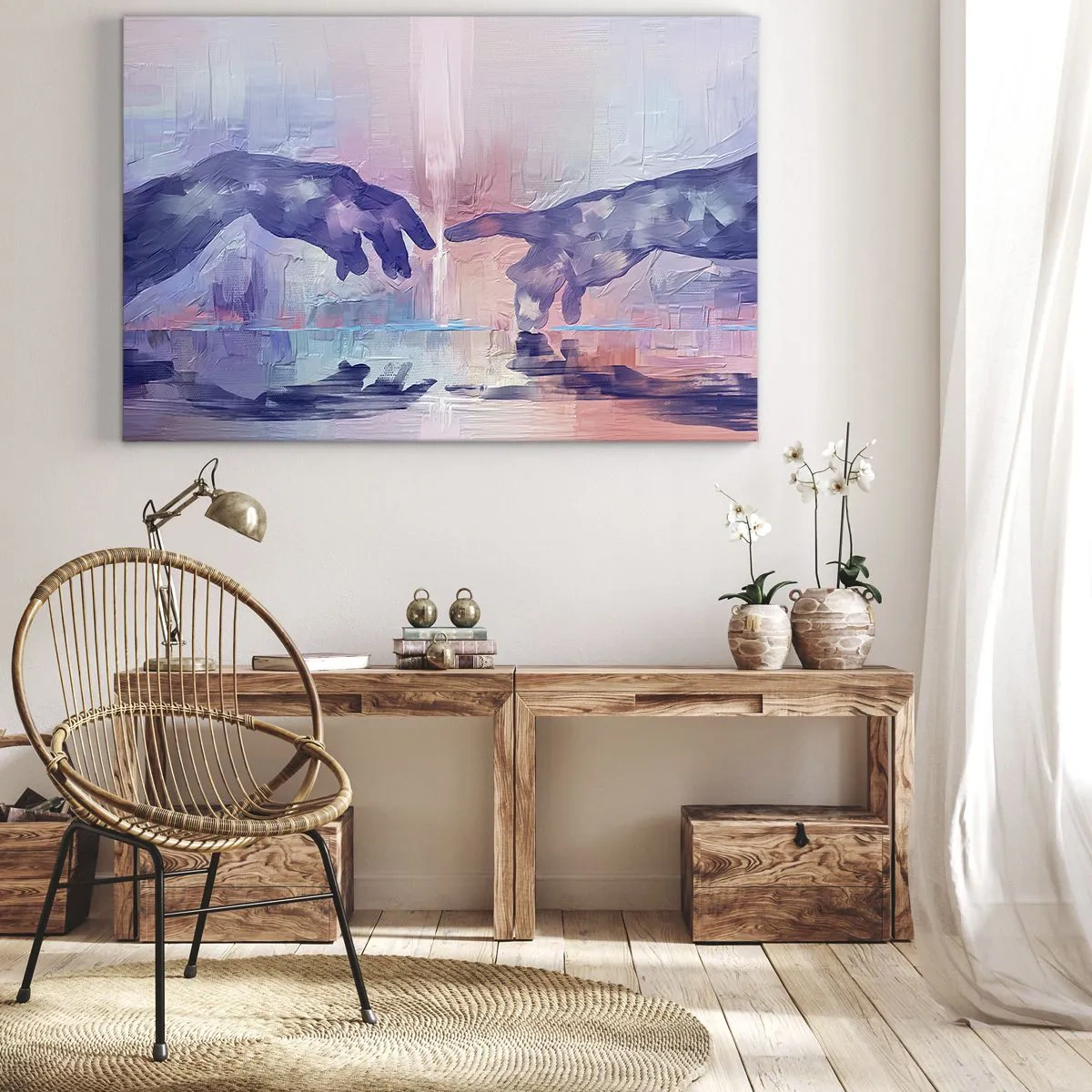 Vászonkép - Az élet isteni szikrája - 120x80 cm