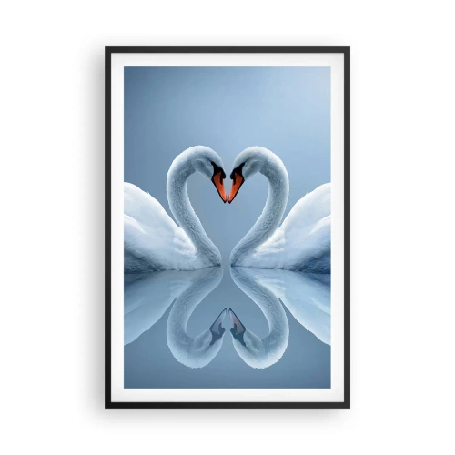 Poszter fehér keretben - Itt az ideje a szerelemnek - 61x91 cm