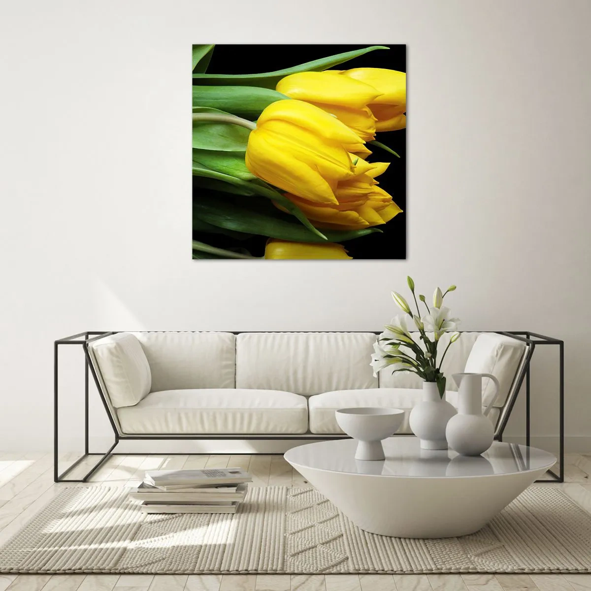 Üveg kép - Tiszta napból készült - 60x60 cm