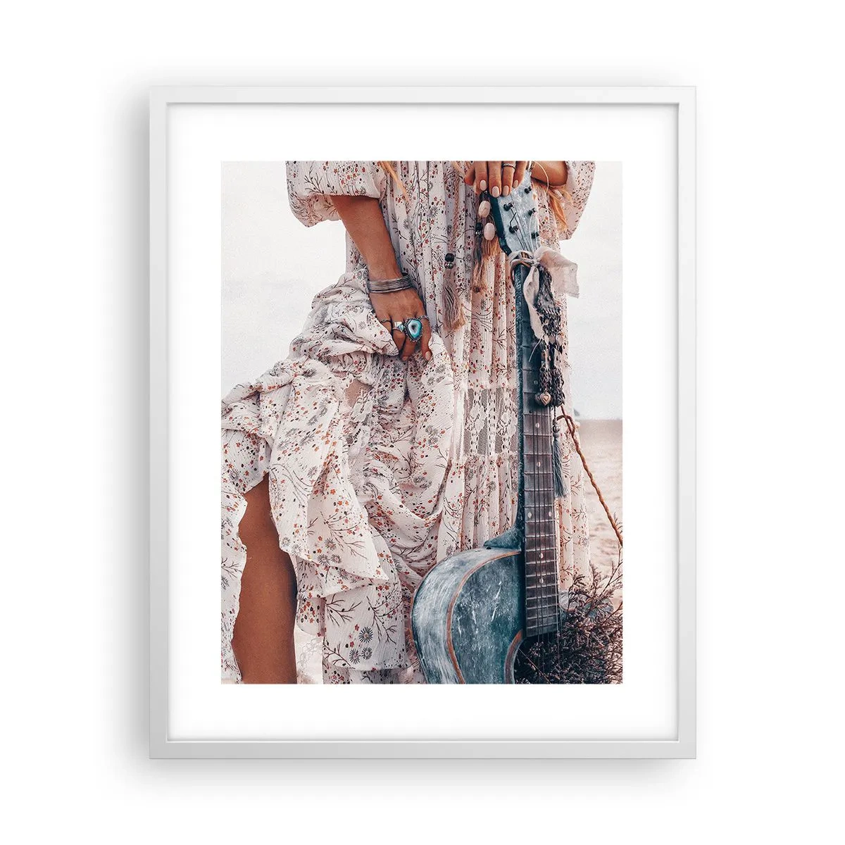 Poszter fekete keretben - Hippik az úton - 40x50 cm