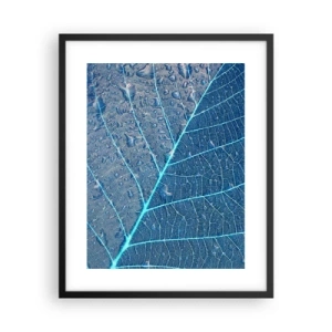 Poszter fehér keretben - Az élet kékben - 40x50 cm