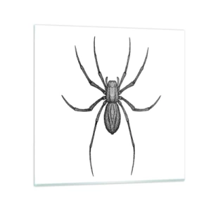 Üveg kép - Zavaró precizitás - 30x30 cm