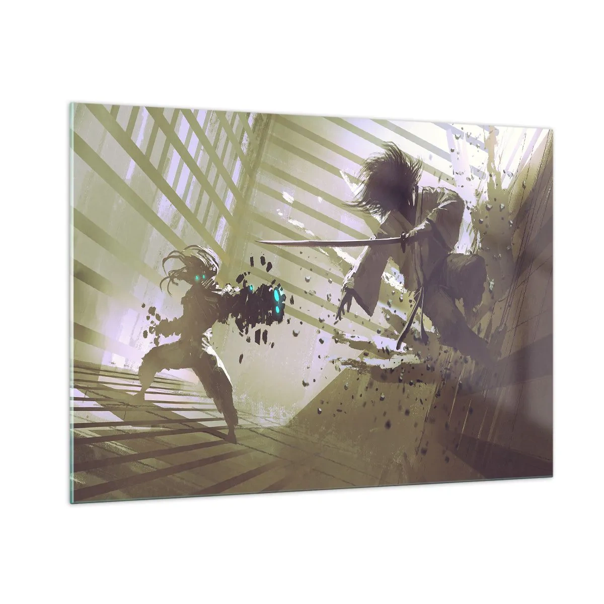 Üveg kép - Te is lehetsz szamuráj - 100x70 cm