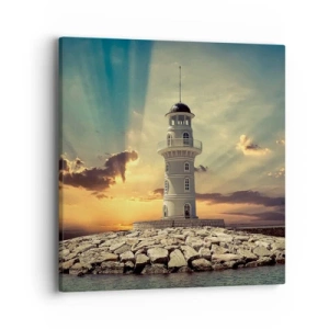 Vászonkép - Fény - Jóság - Szépség - 40x40 cm