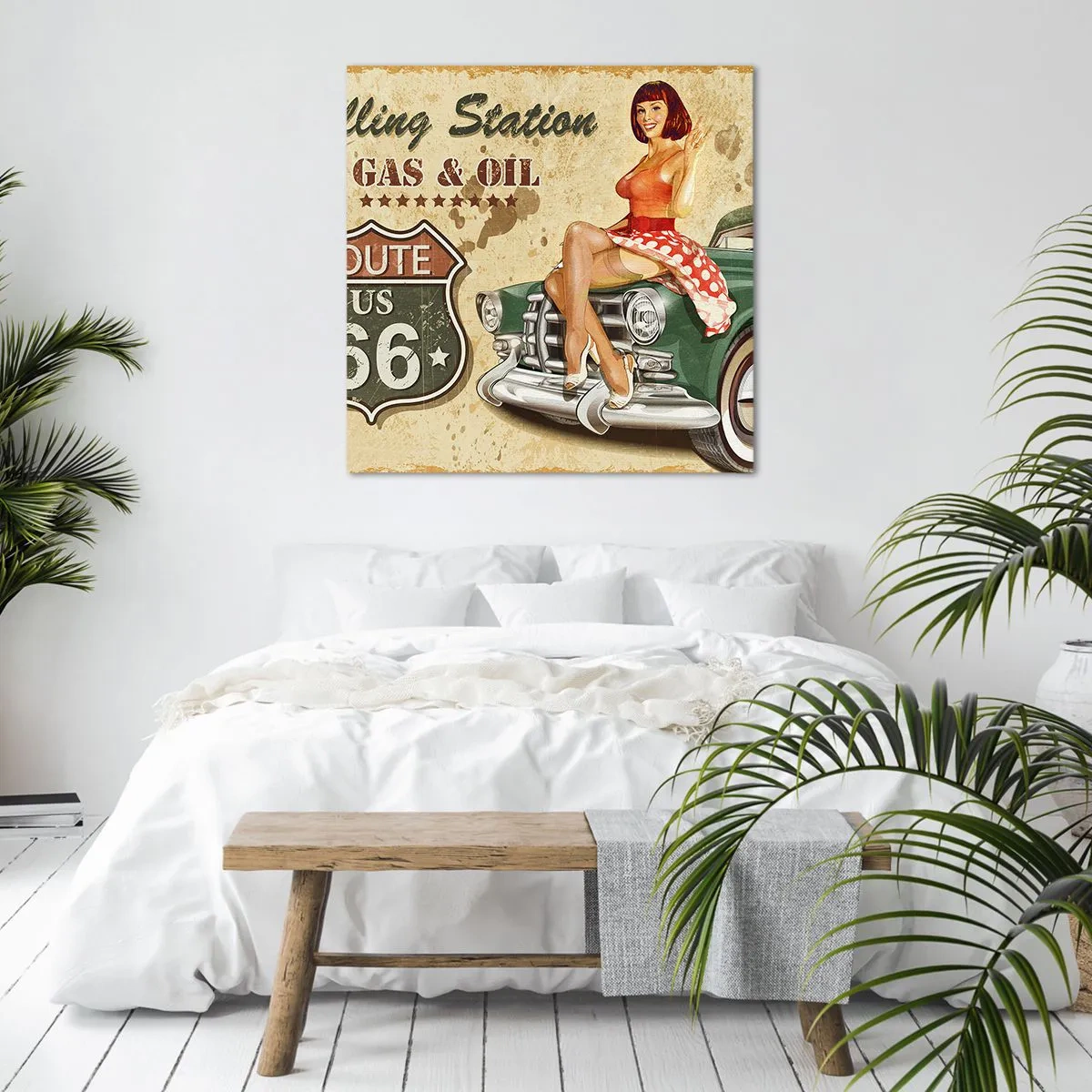 Vászonkép - A csodálatos 40-es évek. - 30x30 cm