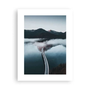 Poszter - Tükörsima víz felett - 30x40 cm