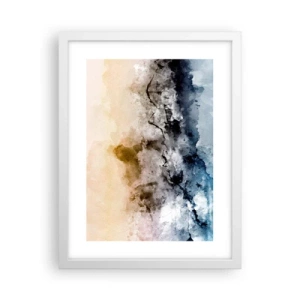 Poszter fekete keretben - Ködfelhőbe fulladt - 30x40 cm