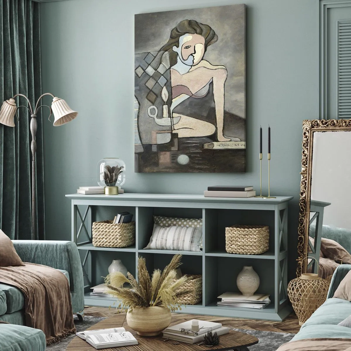 Vászonkép - Lélek és matéria mozaikja - 70x100 cm