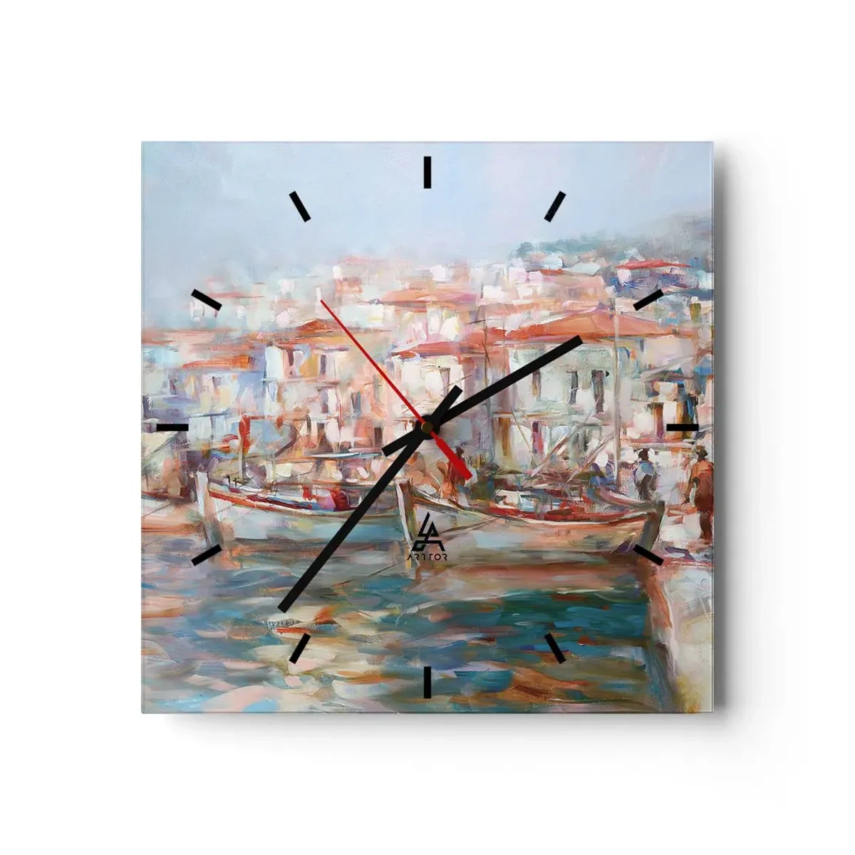 Falióra, Óra - Pasztell vakáció - 30x30 cm