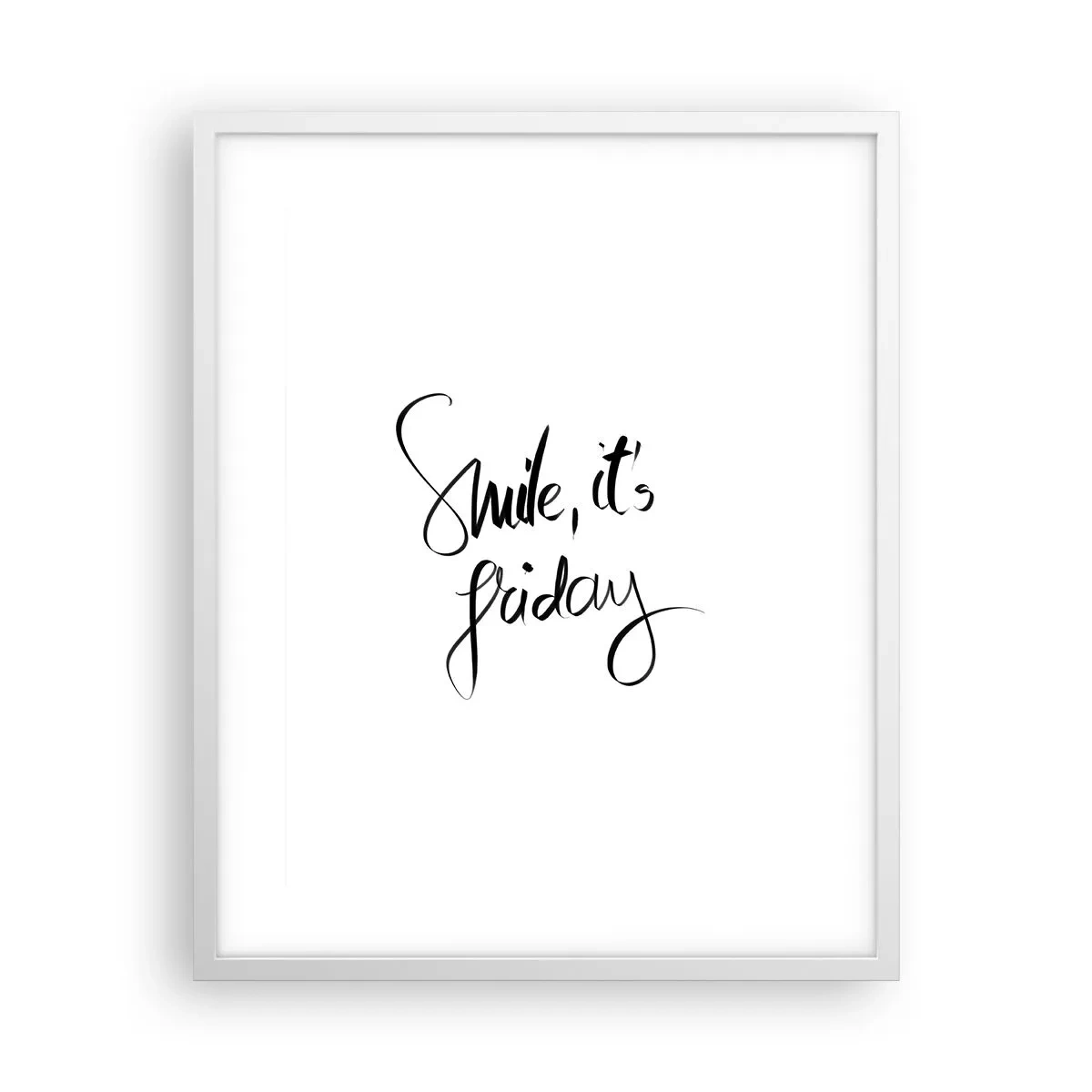 Poszter fekete keretben - Igazi öröm - 40x50 cm