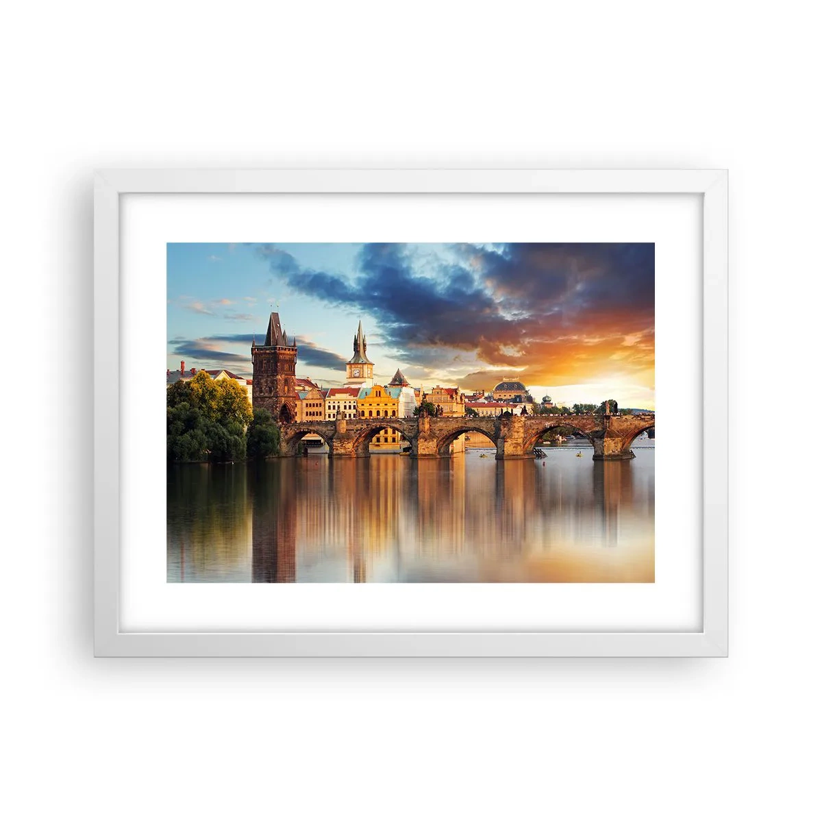 Poszter fekete keretben - Évszázadok óta gyönyörű - 40x30 cm