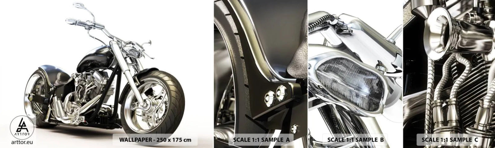 Fotótapéta Minta Standard Eco - Erő a karakterrel - Autóipari, Motorkerékpár, Utazás - 100x30 cm