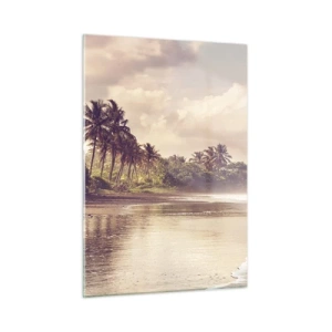 Üveg kép - A hullámok simogatása - 50x70 cm