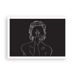 Poszter - A szépség csendben virágzik - 100x70 cm