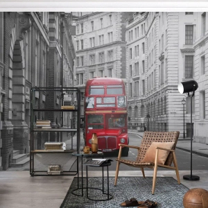 Fotótapéta Premium Sand - A mindennapi életnek nem kell szürkének lennie - Város, London, Építészet - 500x350 cm