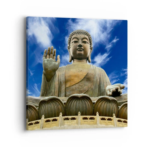 Vászonkép - Élj félelem nélkül - 40x40 cm