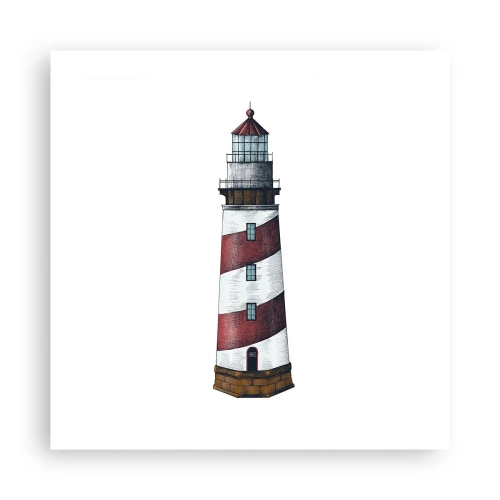 Poszter - Mindig résen - 50x50 cm