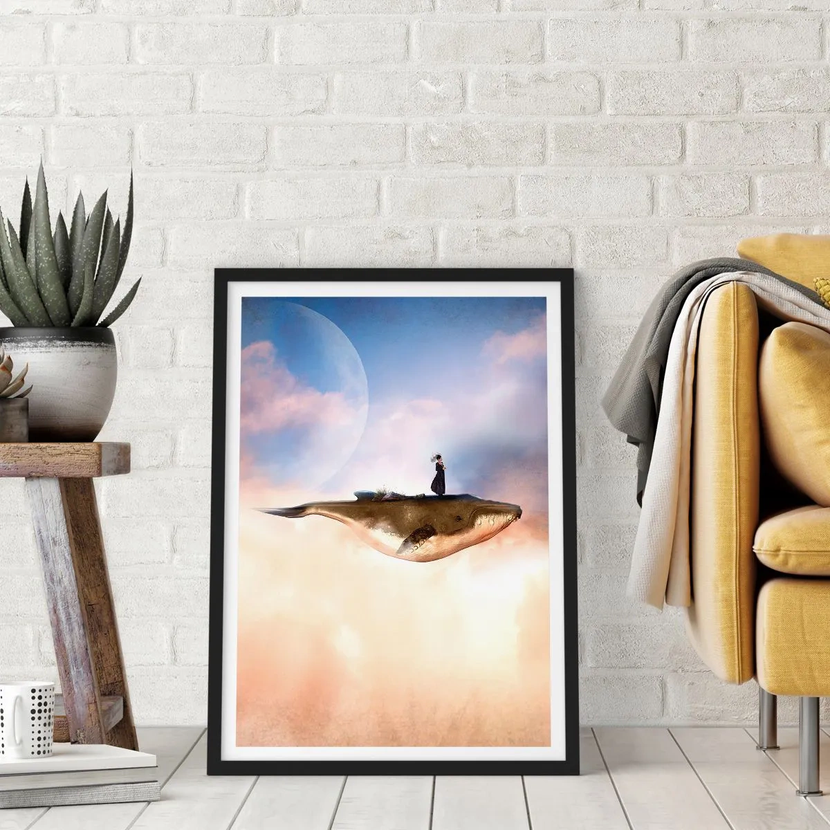 Poszter fehér keretben - Legeslegreálisabb utazás - 30x40 cm