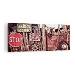 Vászonkép - És megállt az idő - 100x40 cm