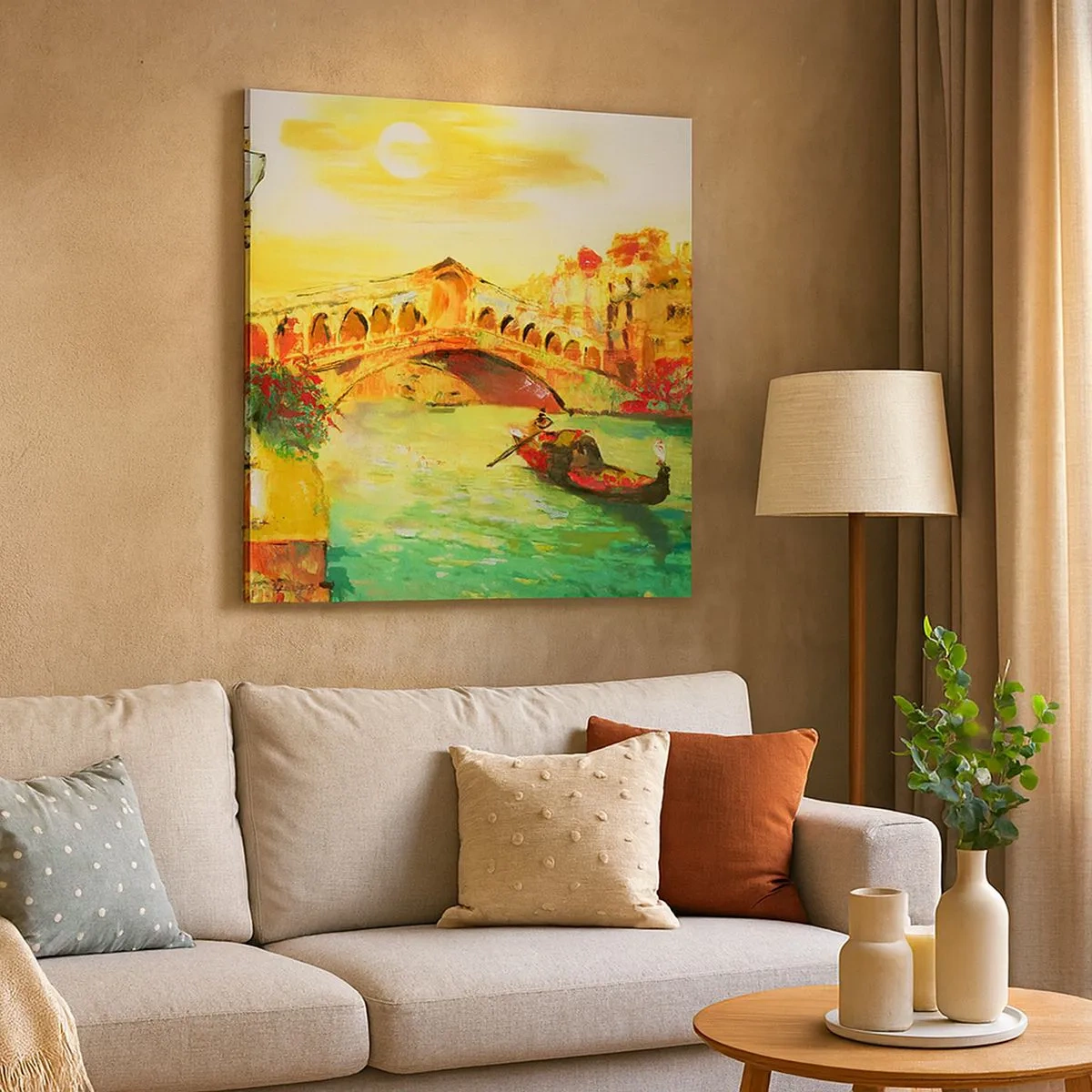 Vászonkép - A szerelmesek zarándok útja - 30x30 cm