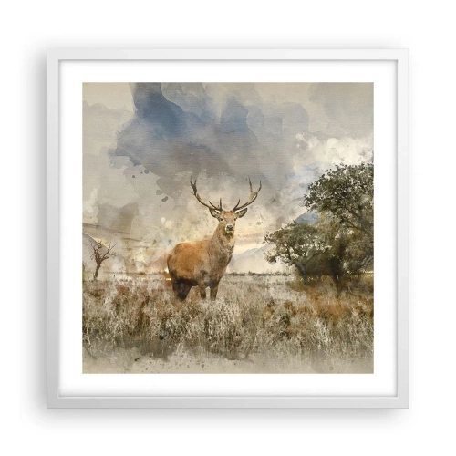 Poszter fekete keretben - Becsület – erő – méltóság - 50x50 cm