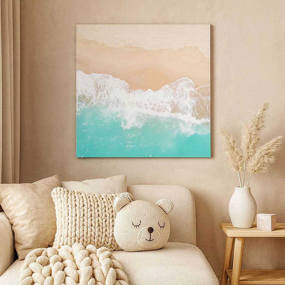 Vászonkép - Simogató érintés - 30x30 cm