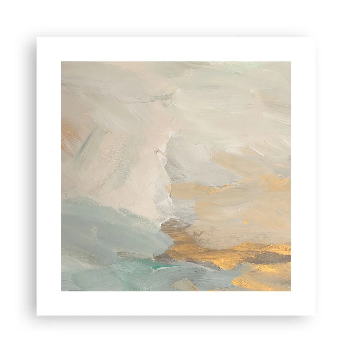 Poszter - Absztrakció - a szelídség földje - 40x40 cm