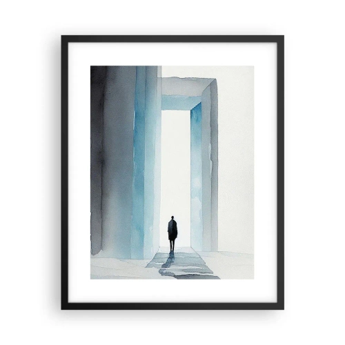 Poszter fehér keretben - Élj korlátok nélkül - 40x50 cm