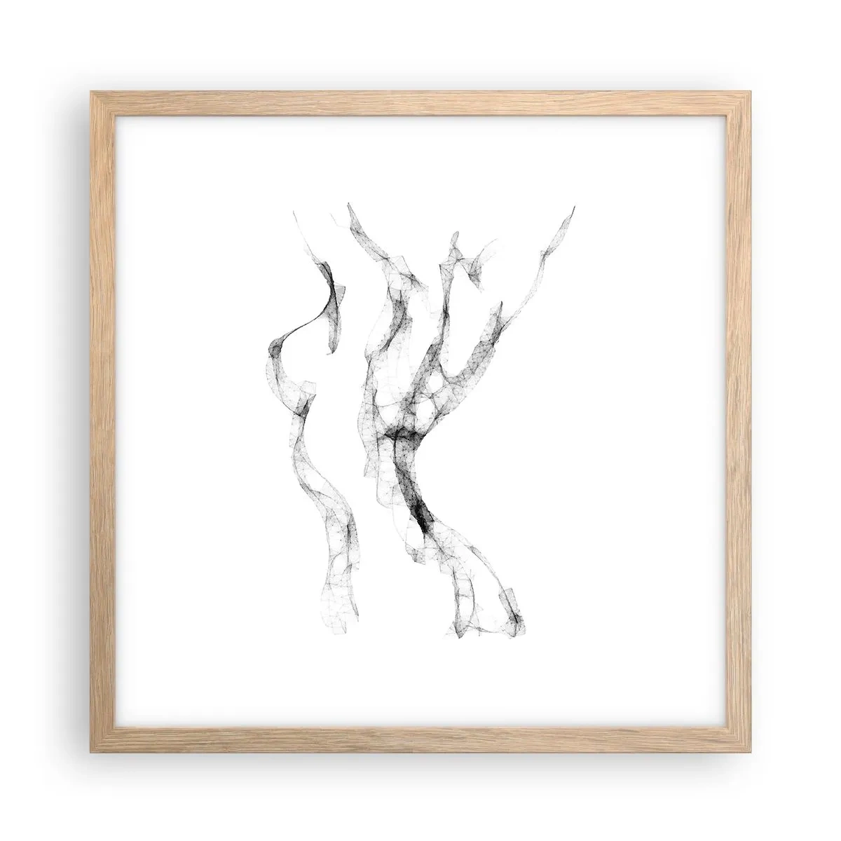 Poszter világos tölgy keretben - Gyönyörű és erős - 40x40 cm