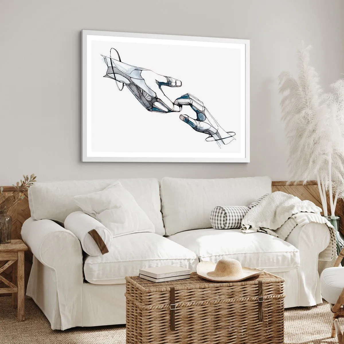 Poszter fekete keretben - Szép gesztus - 91x61 cm