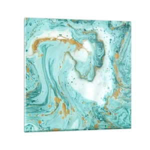 Üveg kép - Az Edo-korszak nagy hulláma alatt - 70x70 cm