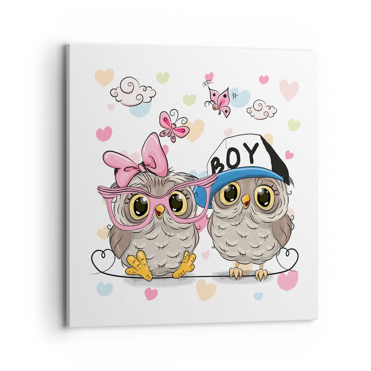 Vászonkép - Szeressük egymást! - 70x70 cm