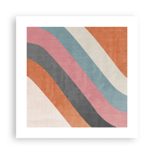 Poszter - Diagonális kompozíció - mozgás - 40x40 cm